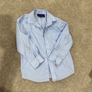 Light Blue Boys Button-Up Shirt